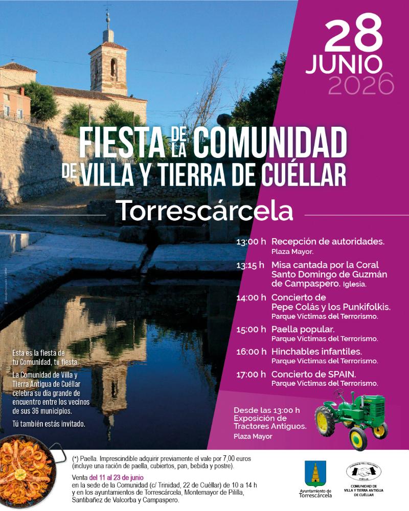 Imagen FIESTA DE LA COMUNIDAD DE VILLA Y TIERRA DE CUÉLLAR 2026